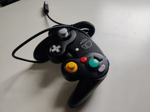 Authentic Black Nintendo GameCube Controller - OEM Parts, Imported from Japan - Genuine Gaming Experience with Original Components