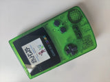 Nintendo Game Boy Color Clear Green Console | IPS Backlit Screen | Tested & Working