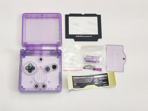 GameBoy Advance sp Transparent Violet Purple Replacement Housing Shell For Gba sp, AGS 001,AGS 101 & IPS V2 Console