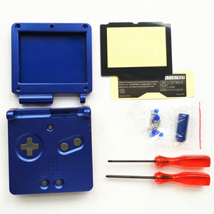 GameBoy Advance SP Solid Blue Replacement Housing Shell For GBA SP