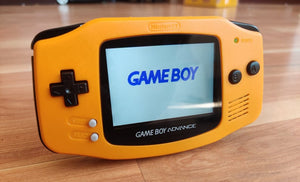 Gameboy Advance Orange IPS V2 MOD 10 Level Brightness Level