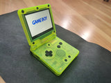 Gameboy Advance SP Transparent Yellow Glow Color IPS V2