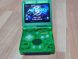 Gameboy Advance SP Transparent Clear Green IPS V2