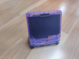 Gameboy Advance SP Transparent Purple IPS V2