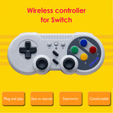 Wireless Gamepad Retro Game Console Joystick Controller for Nintendo Switch PC with Dual Motor Vibration Turbo Function