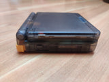 Gameboy Advance SP Transparent Black with yellow button Color AGS IPS Screen Mod with 10 Level Bright Adjustment