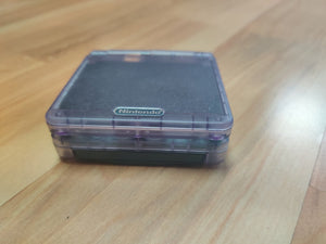 Gameboy Advance SP Transparent Clear Purple IPS V2 Screen Mod