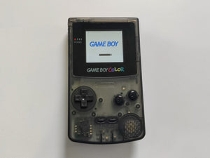 Gameboy Color Clear Black Backlight Console New Shell & Glass Screen