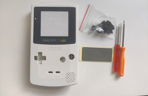 GameBoy Color Solid White Replacement Housing Shell For GBC