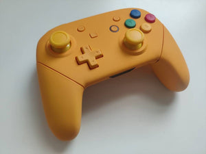 Custom Nintendo Switch Pro Controller yellow Shell & yellow Mix Buttons Theme
