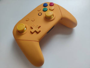 Custom Nintendo Switch Pro Controller yellow Shell & yellow Mix Buttons Theme