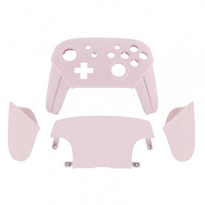 Soft Touch Sakura Pink Full Front Back Shells For Nintendo Switch Pro Controller