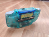 Gameboy Advance Clear turquoise IPS V2 MOD 10 Level Brightness Level