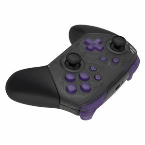 Clear Purple 9in1 Button Kits For NS Pro Controller