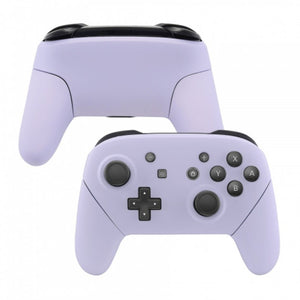 Soft Touch Light Violet Full Shells And Handle Grips For Nintendo Switch Pro Controller