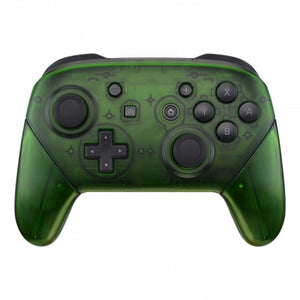 Transparent Green Full Front Back Shells For Nintendo Switch Pro Controller