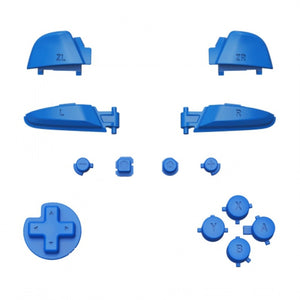 Blue Matte UV 13 in 1 Buttons Kits For Nintendo Switch Pro Controller