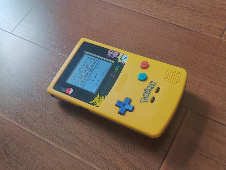 Nintendo Gameboy Color POKEMON Custom BACKLIT with new