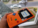 GameBoy Color Orange Blue Pokemon Backlight Console Glass Screen