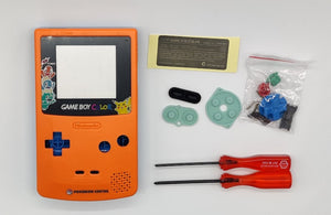 GameBoy Color Pokemon orange blue Replacement Housing Shell For GBC