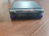 Custom GBA SP IPS V2 Screen Clear Black with Purple Buttons Modded with 10 level brightness adjustment