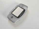 GBA Nintendo Game Boy Advance Clear Glacier Replacement Shell for IPS