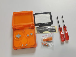 GameBoy Advance SP Clear Orange Replacement Housing Shell For GBA SP Ags 001 & 101