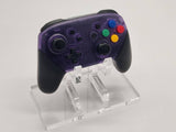 Custom Nintendo Switch Pro Controller Atomic Clear Purple with Mix Buttons