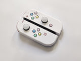 Custom Nintendo Switch White Shell with Sakura Pink & Pastel Hearts Buttons – Personalize Your Gaming Experience with Unique Controllers!