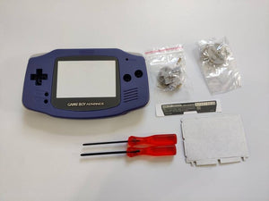 GBA Nintendo Game Boy Advance Indigo Blue Replacement Shell for IPS