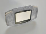 GBA Nintendo Game Boy Advance Clear Glacier Replacement Shell for IPS
