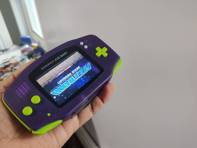 Nintendo Gameboy Advance Modded Console, Lime Green Edition. IPS V2, U –  Modern Mods