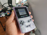 Gameboy Color Clear Atomic Purple Backlight Console