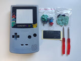 GBC Nintendo Game Boy Color Housing Shell Limited EDITION pokemon Pikachu Grey Color Shell with mix buttons