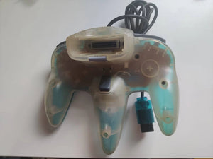 Authentic Nintendo Ice Blue Color Controller For Nintendo 64
